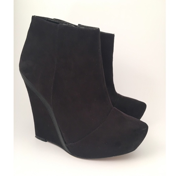 Aldo Shoes - Aldo | Suede Leather Wedge Booties 💫🖤